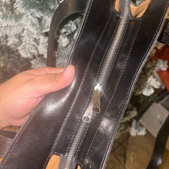 Patricia Nash Leather Parigi Pieced Shopper - Picture 5 of 8